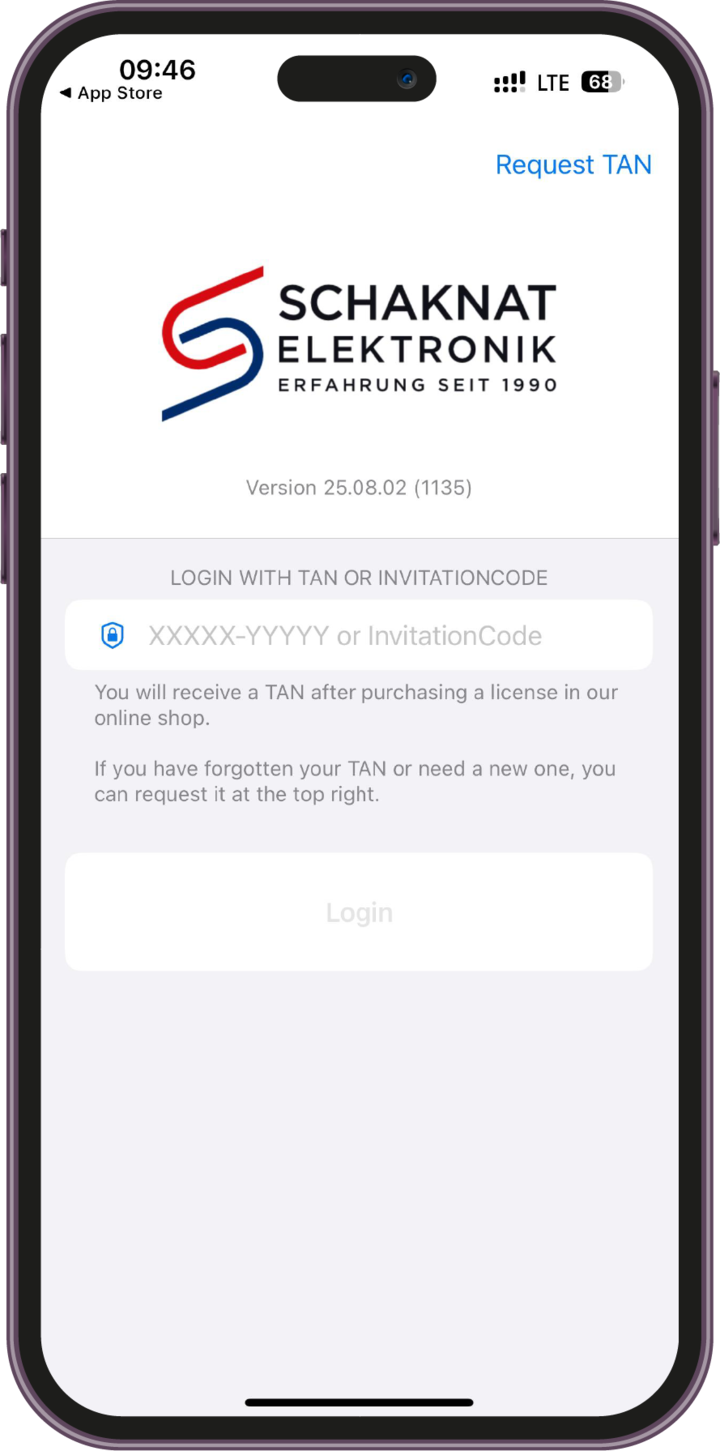 schaknat app tan login