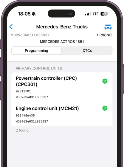 schaknat motor chiptuning app screenshot